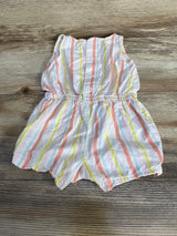 Carter's Striped Romper Pink sz 9m