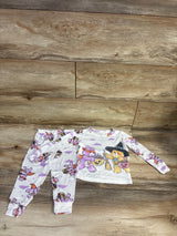 Care Bears 2pc Halloween Pajama Set White sz 2T