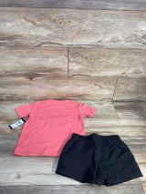 NEW LCKR 2pc Shirt & Shorts Pink/Black sz 4T