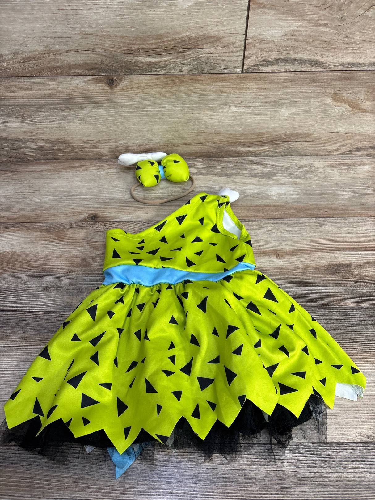 Baby Bam Bam Flintstones Costume Green sz 12-18m