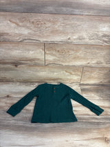 Children's Place Thermal Henley Shirt Green sz 2T