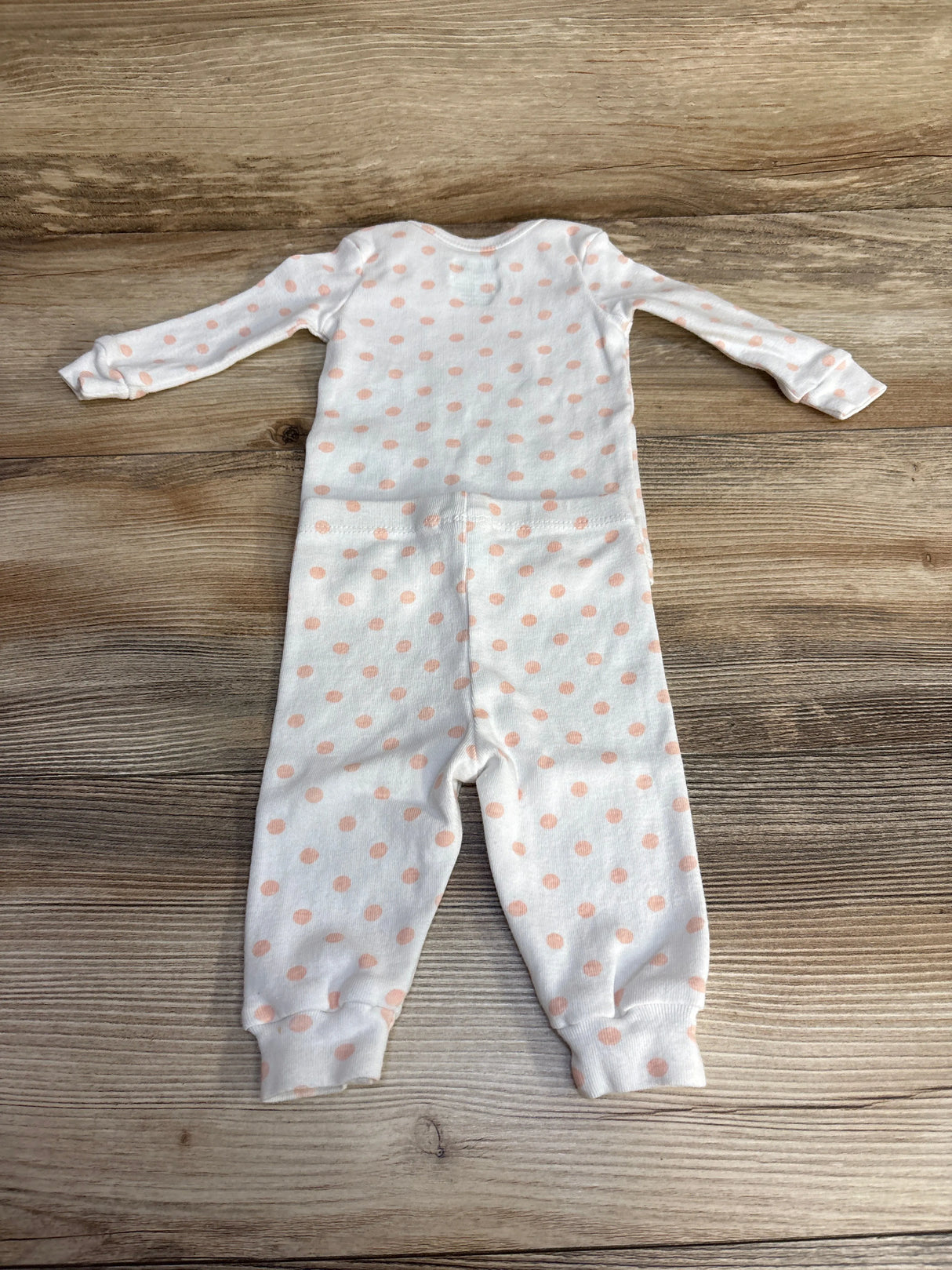 Mighty Goods 2pc Polka Dot Pajama Set White sz 3m - Me n Mommy To Be