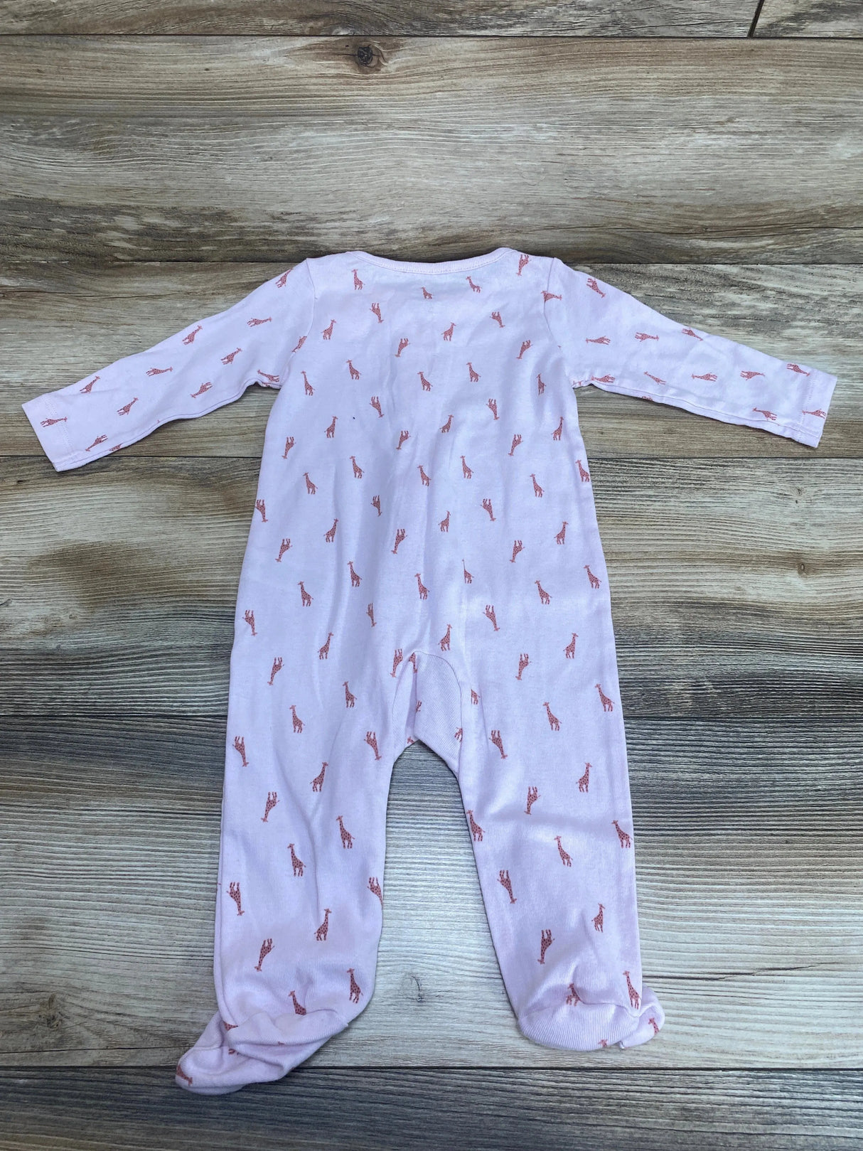 NEW Just One You Giraffe Print Sleeper Pink sz 6m