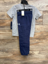 NEW Under Armour 2pc Shirt & Bottoms Set Grey sz 4T