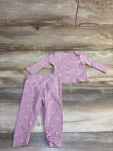 Cloud Island 2pc Ribbed Shirt & Pants Set Pink sz 6-9m