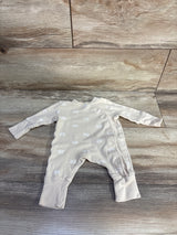 Homegrown Side Snap Coverall Beige sz Newborn