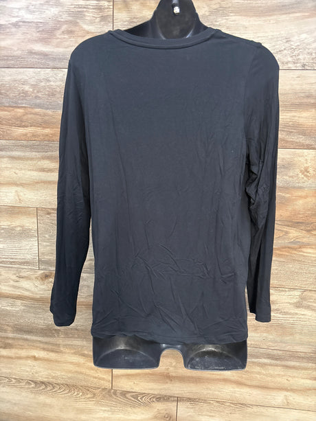 Kindred Bravely Bamboo Maternity & Nursing Long Sleeve T-shirt Black sz Large - Me n Mommy To Be