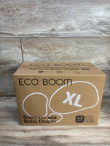 NEW Eco Boom Bamboo Baby Diapers 48ct. Size 5