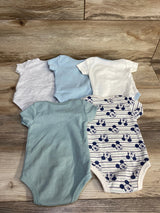Disney Baby 5pk Mickey Mouse Bodysuits Blue sz 0-3m