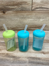 The First Years Squeeze & Sip Toddler Straw Cups 3Ct - 7oz