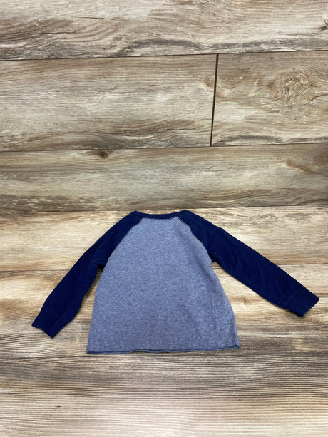 Cat & Jack Raglan Shirt Blue sz 18m - Me n Mommy To Be