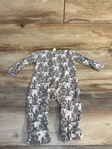 Kate Quinn Cactus Union Suit White sz 12-18m