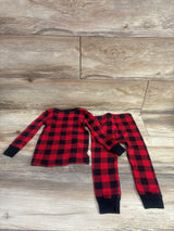 Old Navy 2pc Plaid Pajama Set Red 2T