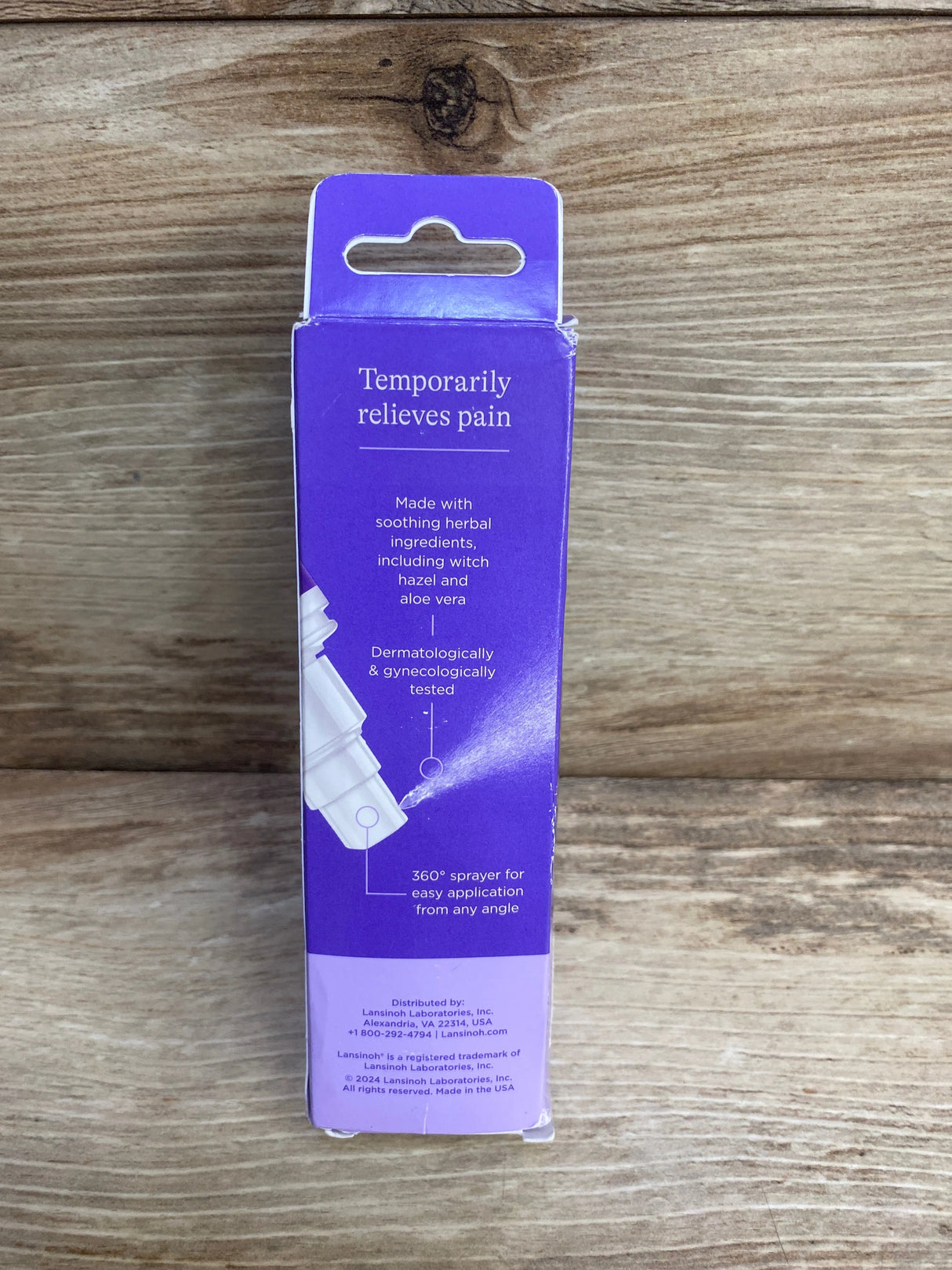 NEW Lansinoh Postpartum Pain Relief Spray with 4% lidocaine, 3.5oz