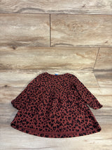 Old Navy Heart Print Dress Terracotta sz 18-24m