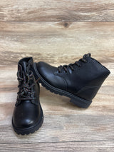 Old Navy Faux-Leather Combat Boots Black sz 10c