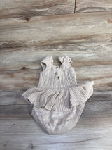 Nicole Miller Knit Bodysuit Dress Beige sz 0/3m