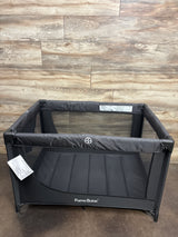 NEW Pamo Babe Portable Crib Baby Playpen with Mattress and Carry Bag, Black