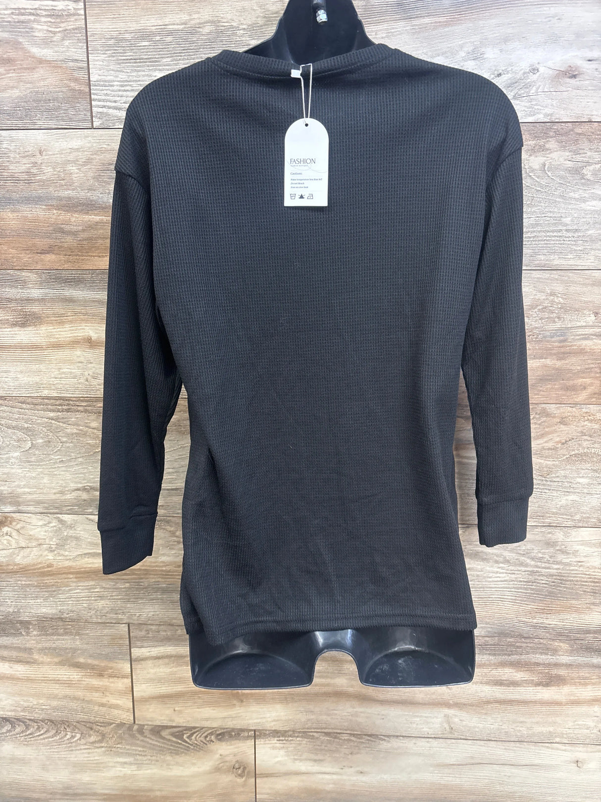 NEW SweetyWeee Maternity Long Sleeve Thermal Shirt Black sz Small
