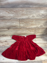 H&M Velvet Dress Red sz 2T
