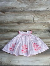 Lulurain Embroidered Dress Pink sz 18m