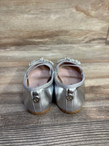 Nina Kendalla Platino Crackle Metallic Ballet Flats sz 7c