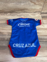 Cemento Cruz Azul Soccer Jersey Bodysuit Blue sz 12-18m