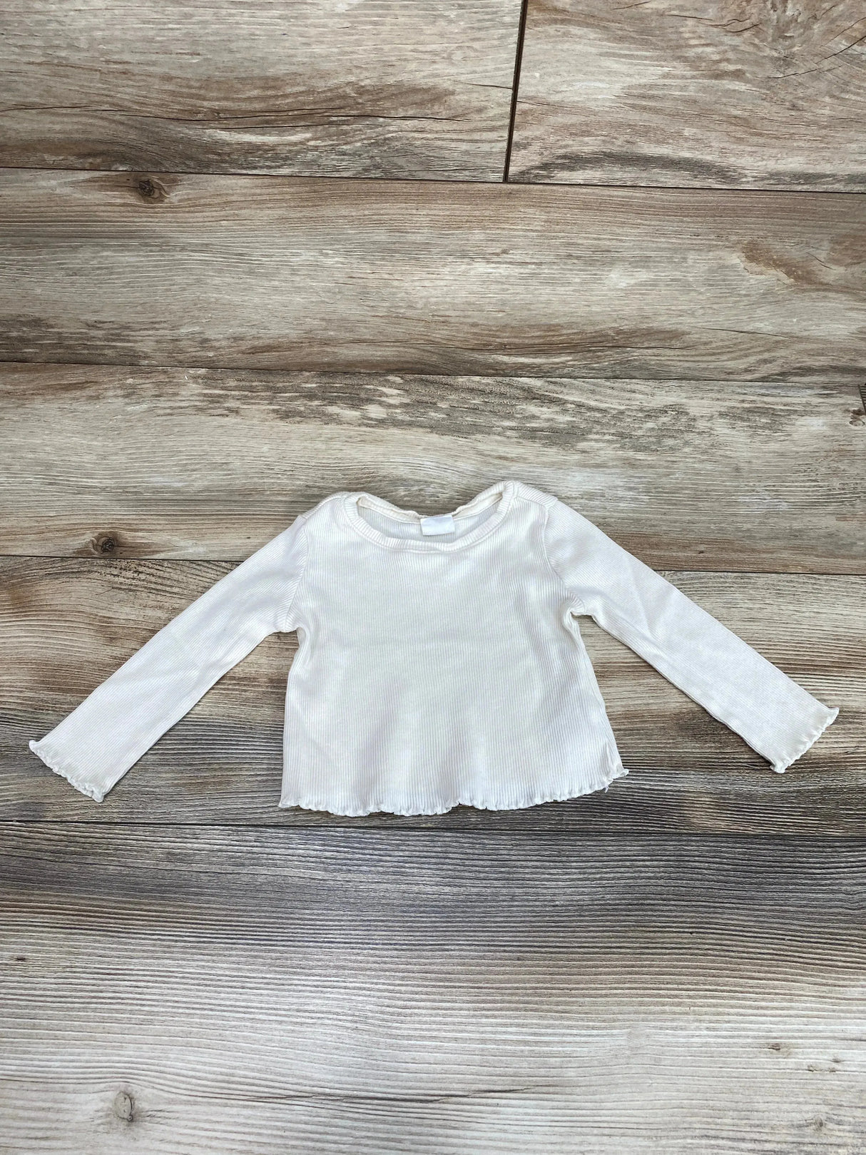 Baby Gap Ribbed Shirt Ivory sz 6-12m