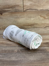 Cloud Island Muslin Swaddle Baby Blanket White