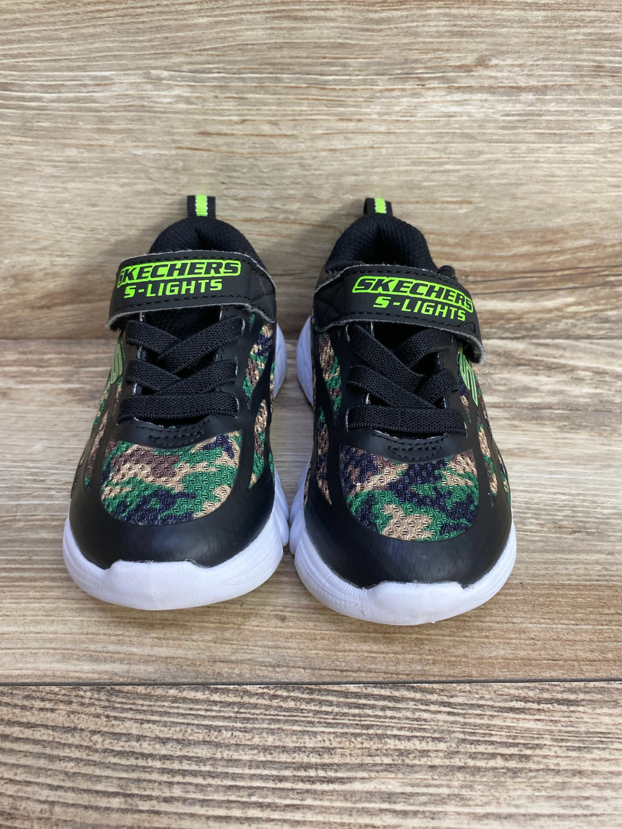 Sketchers Light Up Flex-Glow Rondler Sneakers Black sz 8c