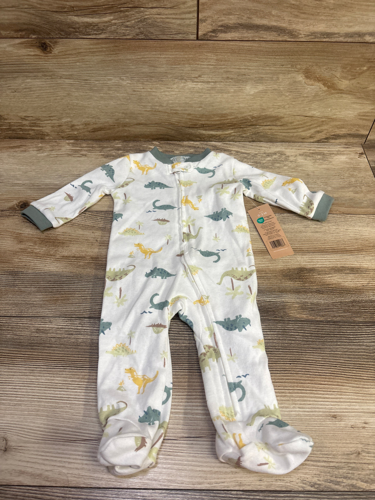 NEW Chick Pea Sleeper White sz 0-3m