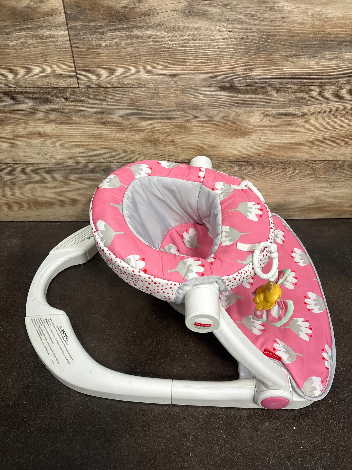 Fisher Price Sit-Me-Up Floor Seat in Pink