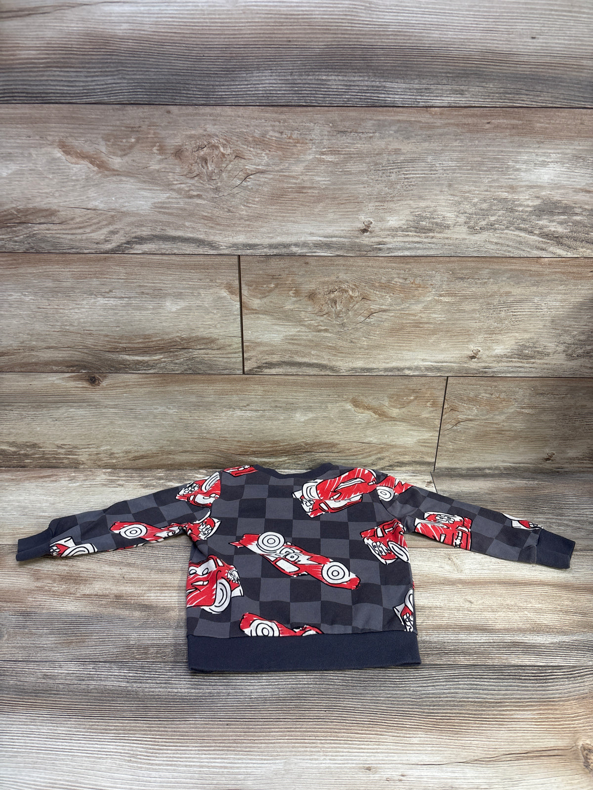 Disney Pixar Cars Pullover Sweatshirt Grey sz 3T