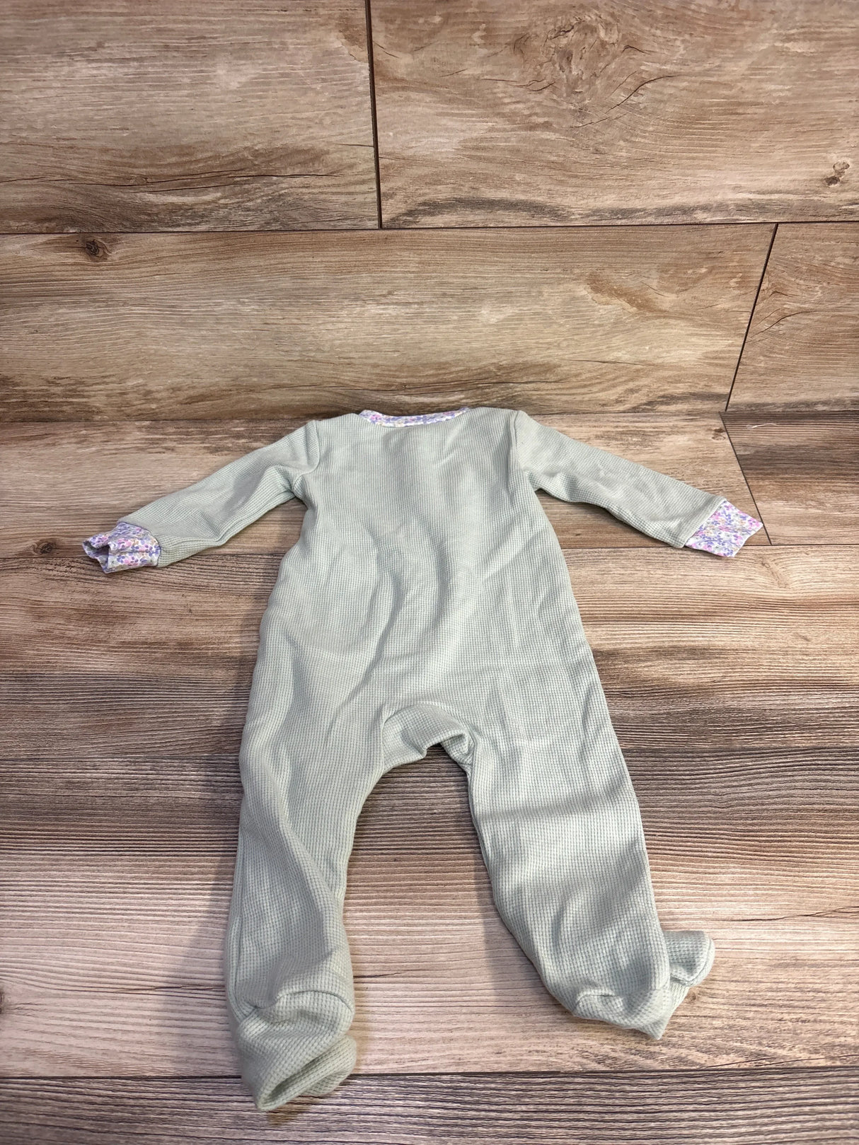 Just One You Waffle Knit Sleeper Sage sz 9m