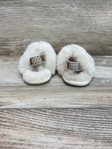 UGG Fluff Yeah Slides Ivory sz 0c/1c