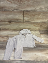 Carter's 2pc Hooded Henley Top & Pants Set Tan sz 6m