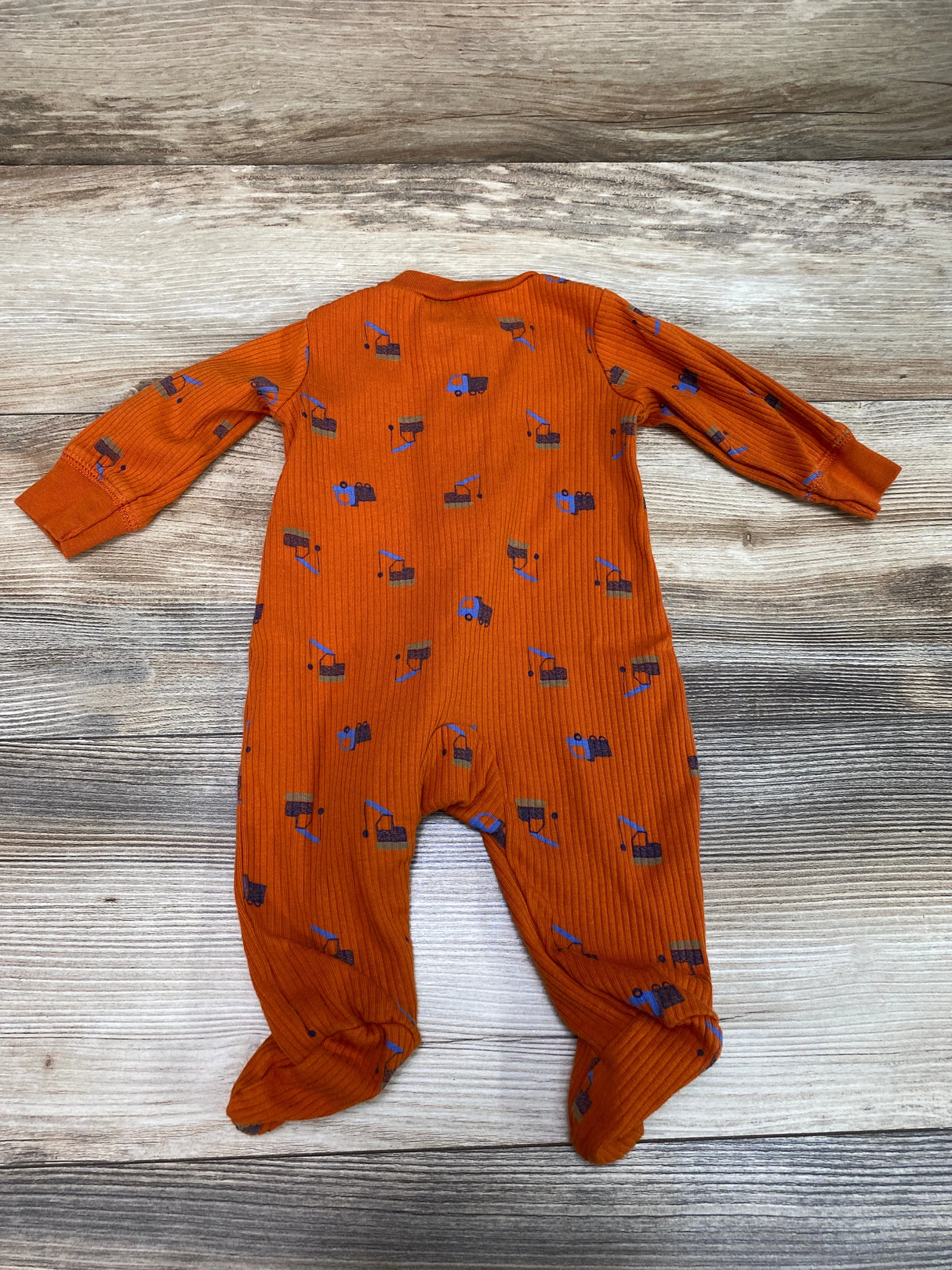 Carter's Ribbed Sleeper Orange sz 3m