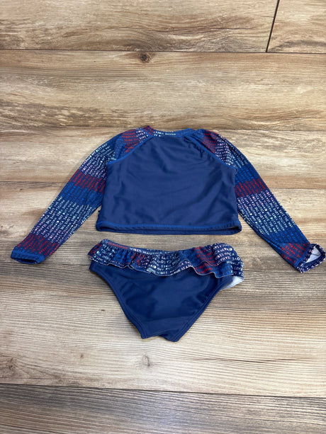 Nautica 2pc Rashguard Swimsuit Set Navy sz 3T - Me n Mommy To Be