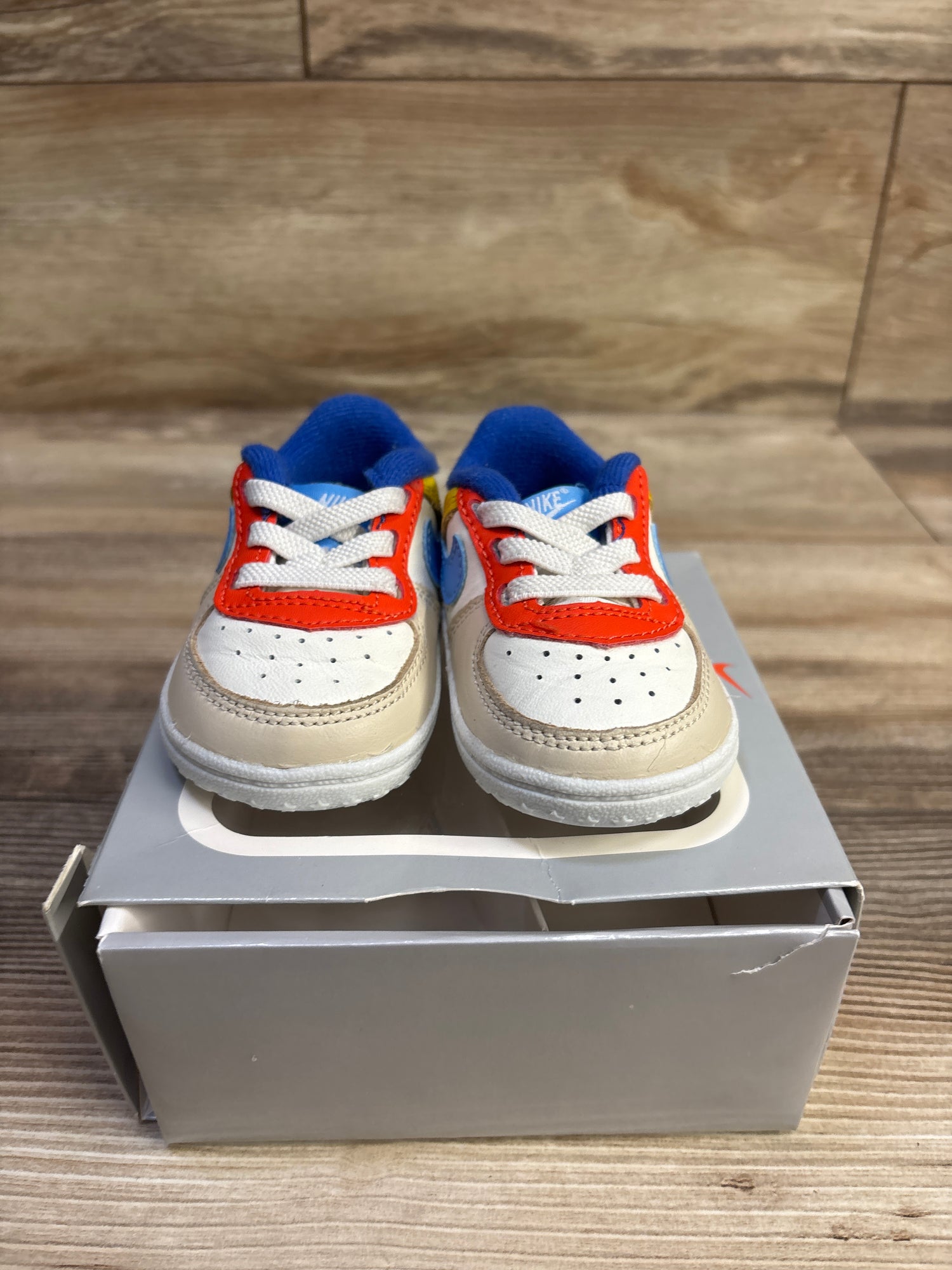 Nike Force 1 CB 'Sail Game Royal' Sneakers sz 2c