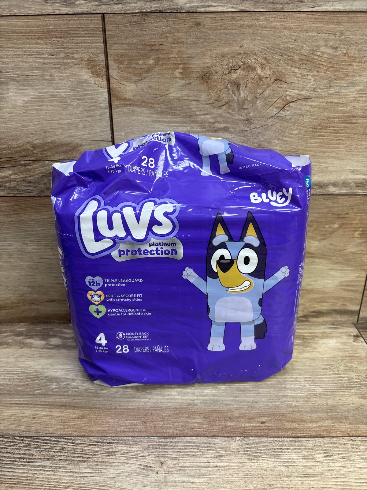 NEW Luvs Platinum Protection Diapers Size 4, 28ct