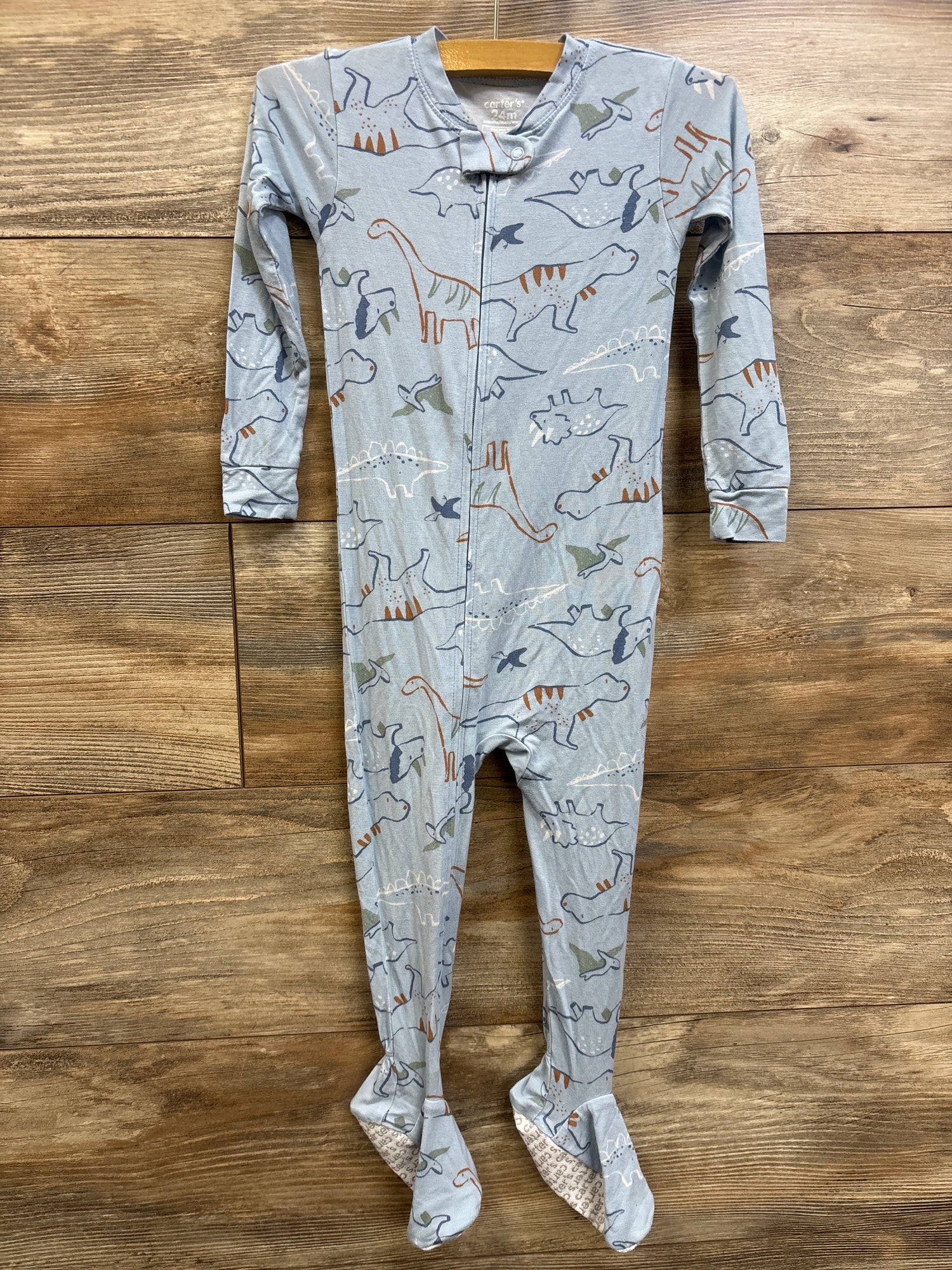 Carter's PurelySoft Sleeper Blue sz 24m