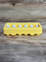 Shape Sorting & Matching Egg Playset Yellow
