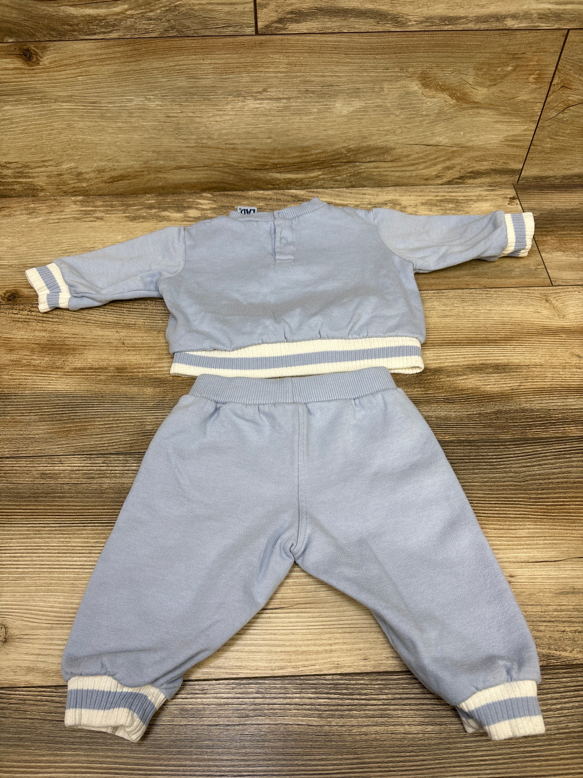 Little Lad 2pc Penguin Pullover Sweatshirt & Joggers Set Blue sz 3/6m
