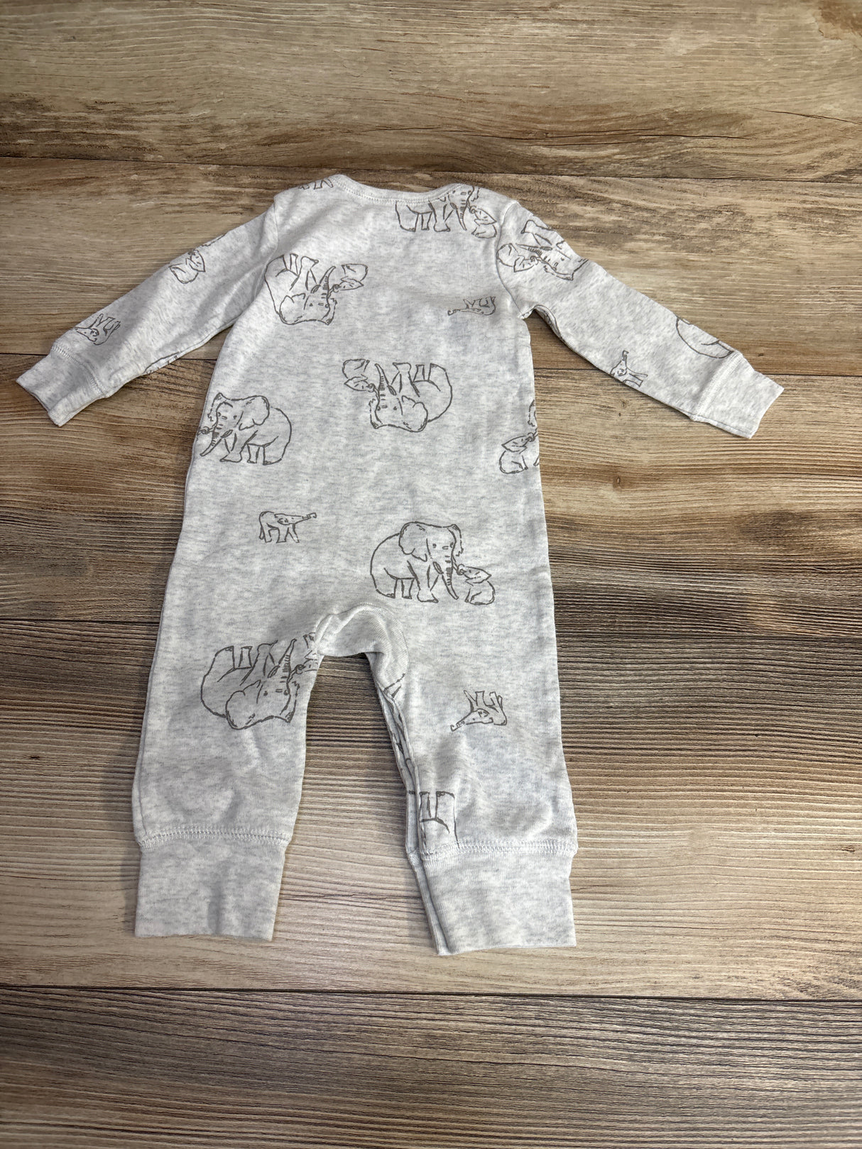 Carter's Elephant Coverall Grey sz 6m