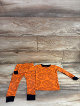 Carter's 2pc Pumpkin Pajama Set Orange sz 2T