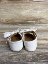 myggpp Mary Jane Flats with Bow White sz 0-6m