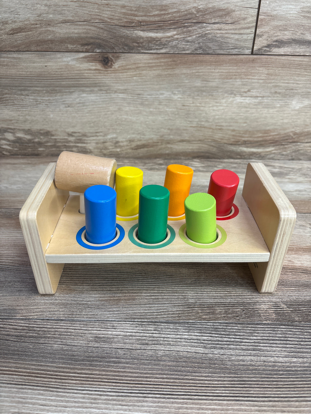 Elc Wooden Hammer Bench
