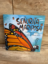 Señorita Mariposa Bilingual English-Spanish Hardcover Book