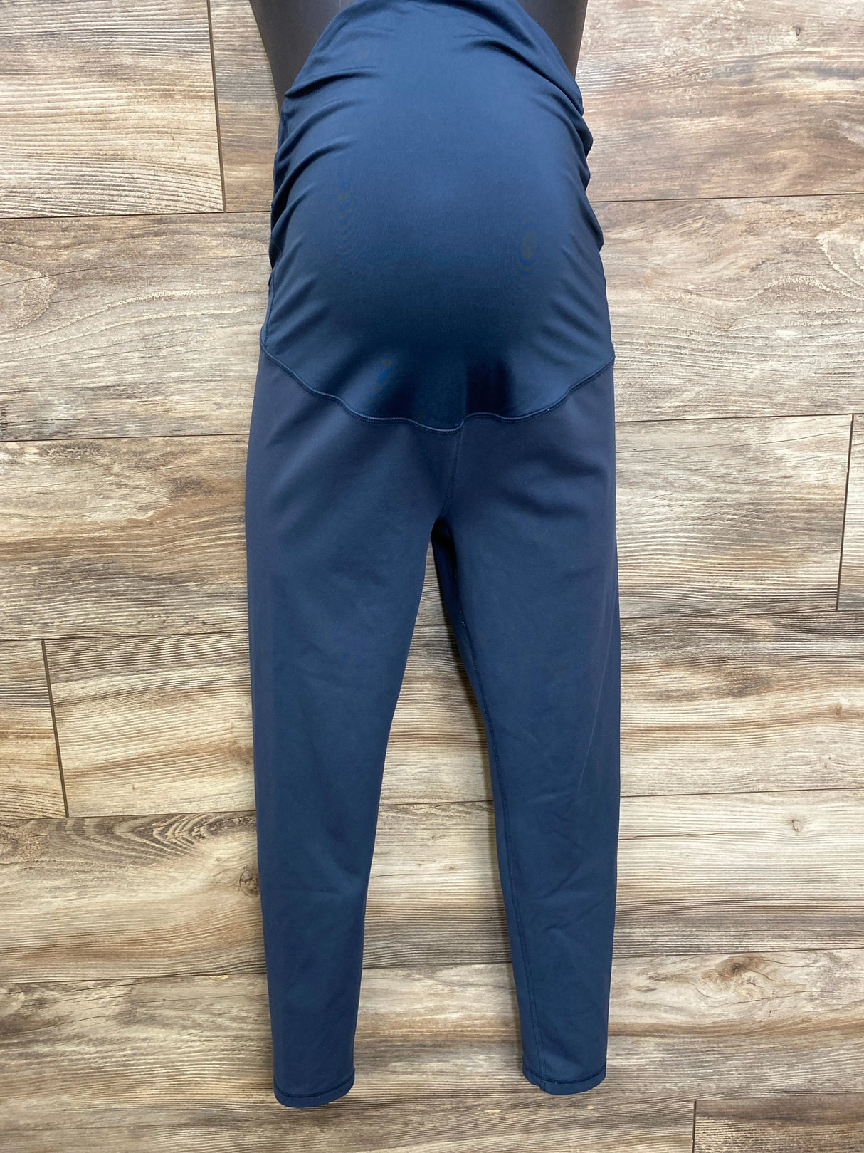 Isabel Maternity Cross Over Panel Leggings Blue sz Medium