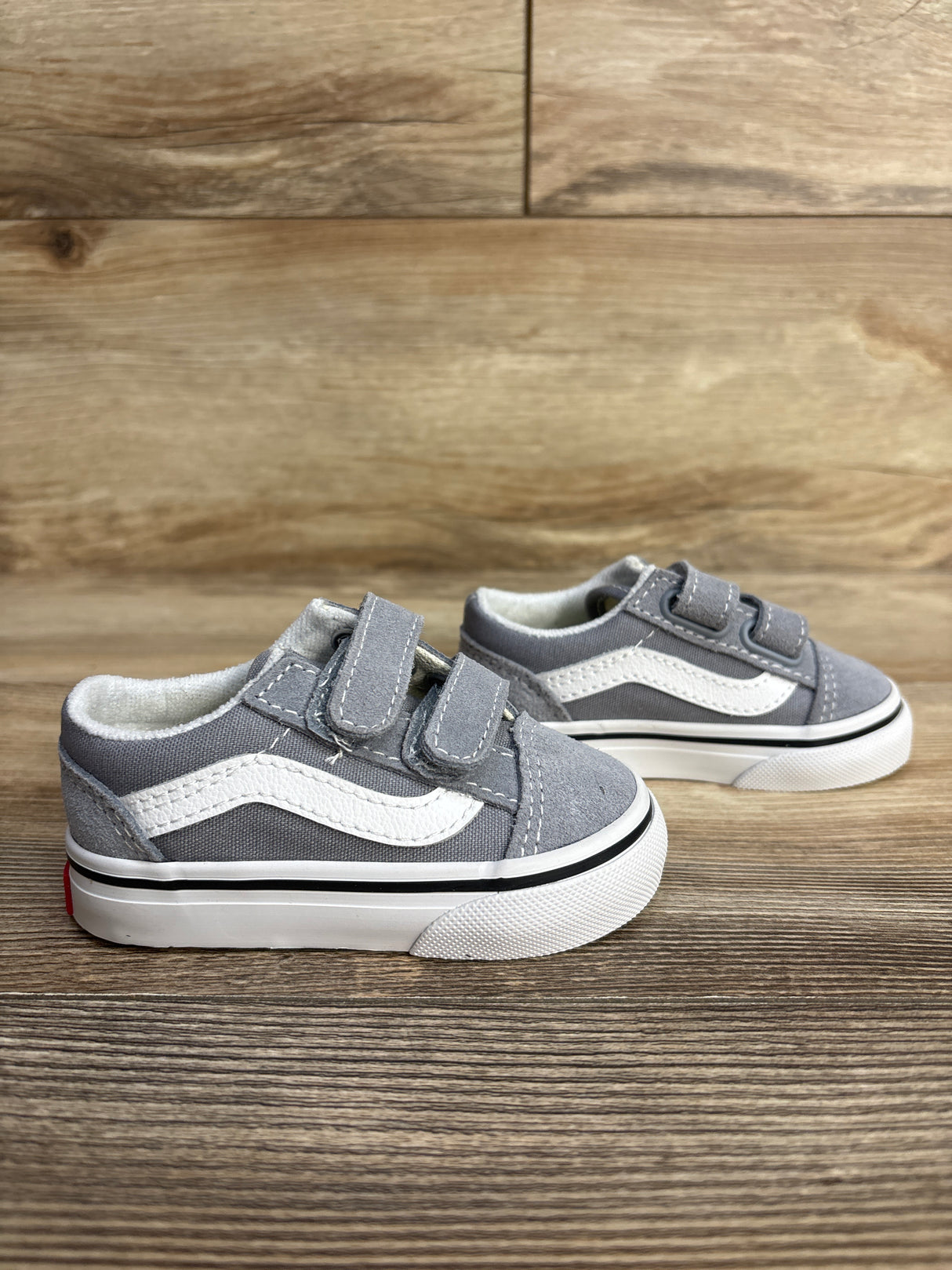 NEW Vans Old Skool V 'Color Theory Tradewinds' Sneakers Grey sz 4c